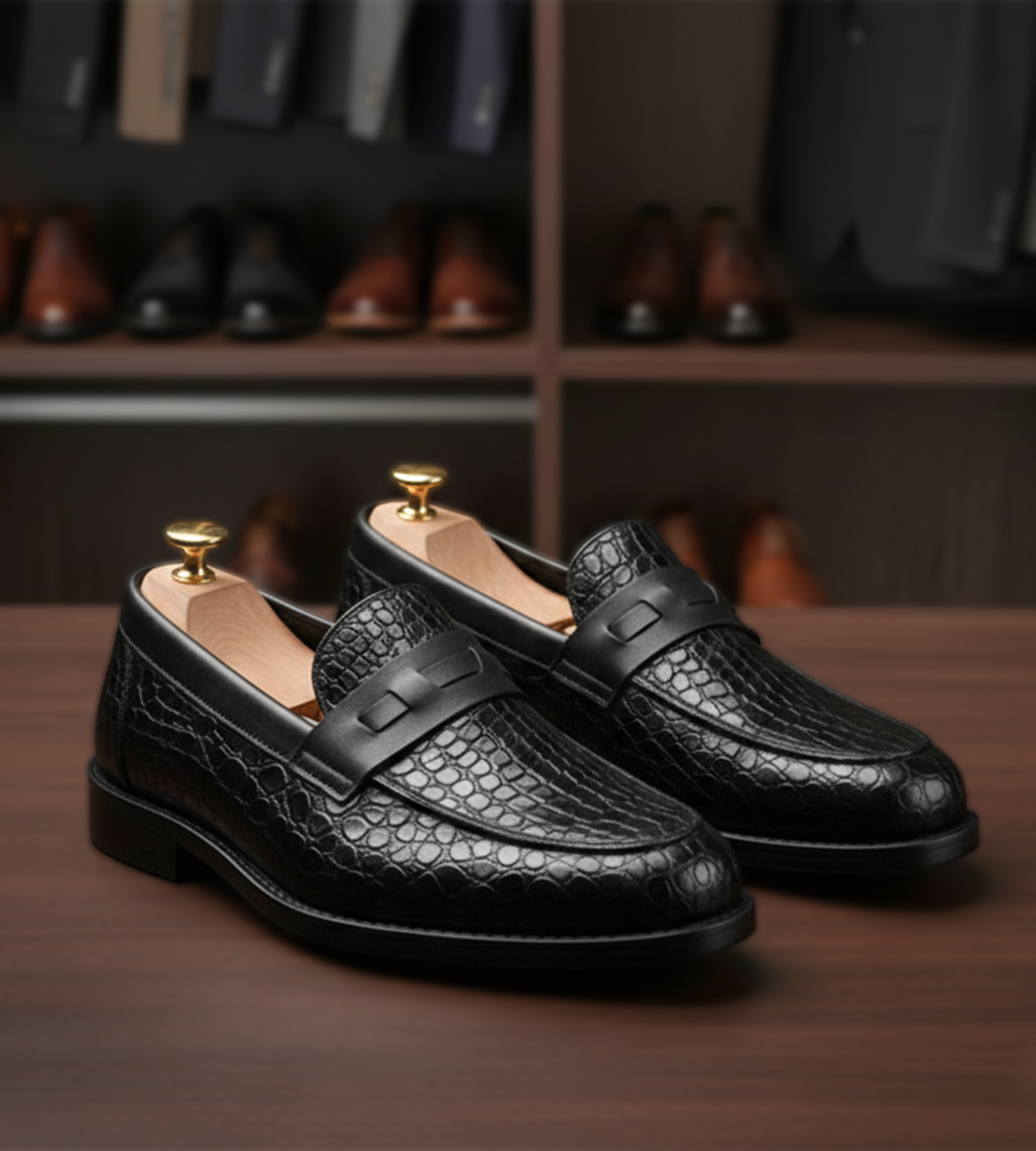 Elite Premium Black Designer Shoes
