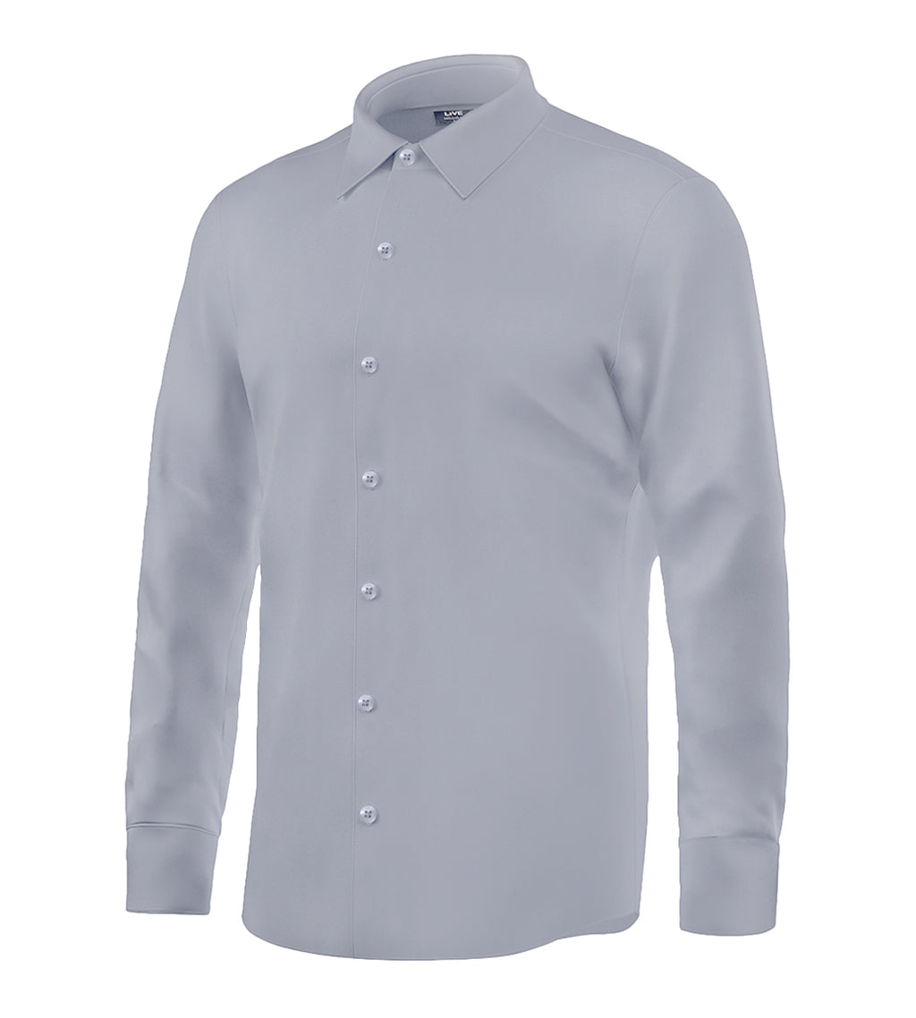 Men’s High Spandex Stretch Shirt – Slim Fit, Soft & Comfortable
