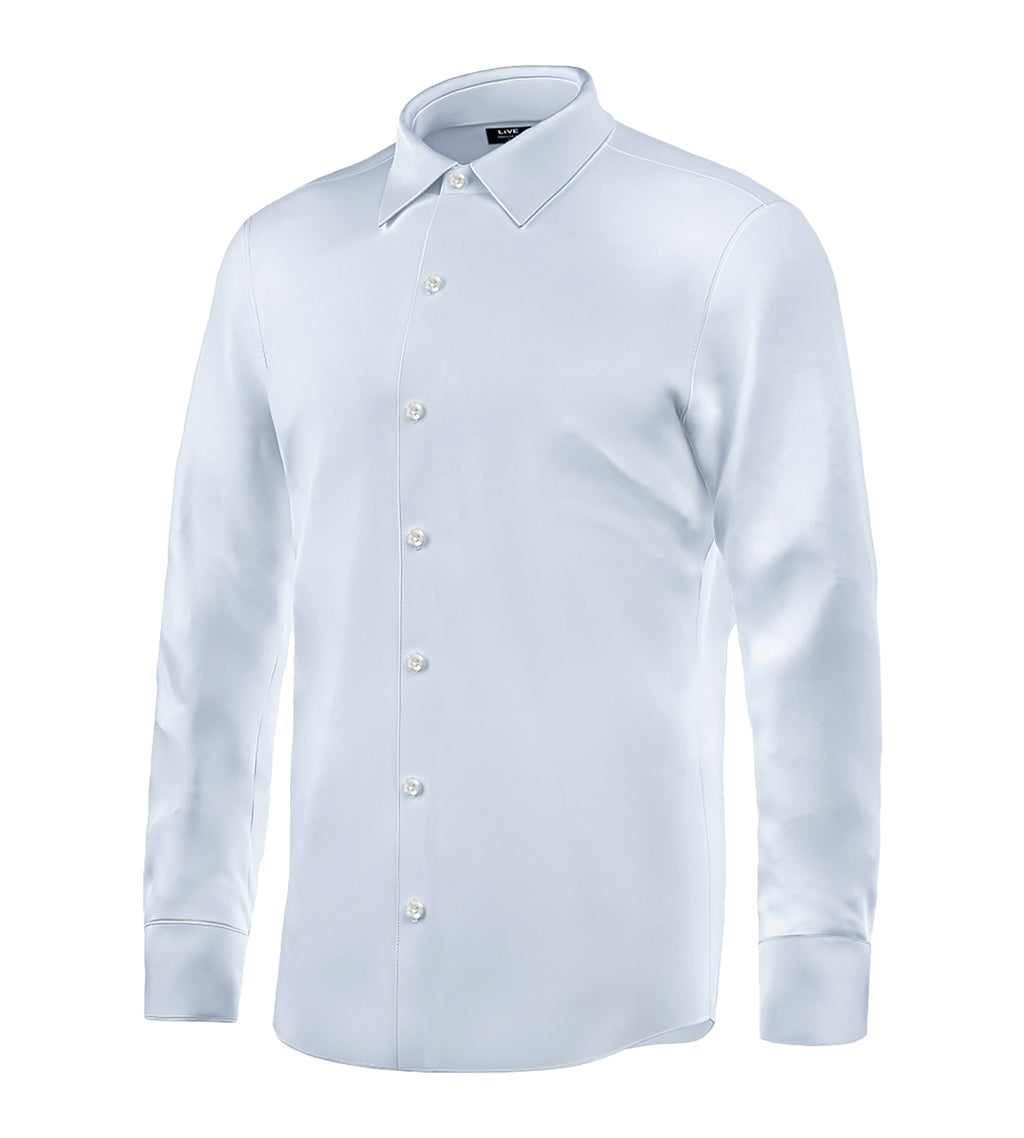Men’s High Spandex Stretch Shirt – Slim Fit, Soft & Comfortable