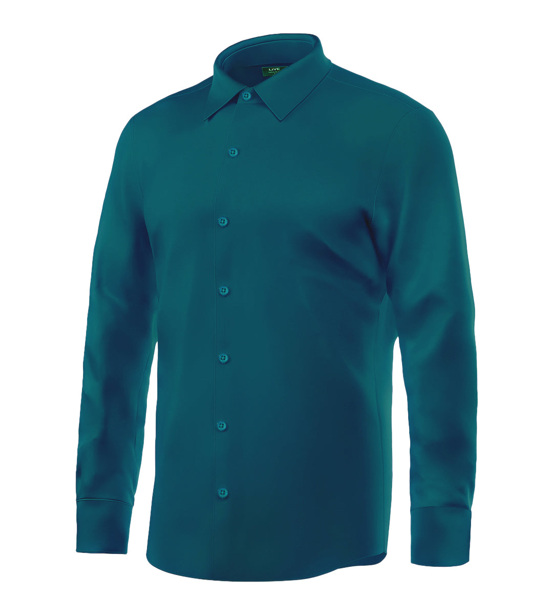Men’s High Spandex Stretch Shirt – Slim Fit, Soft & Comfortable
