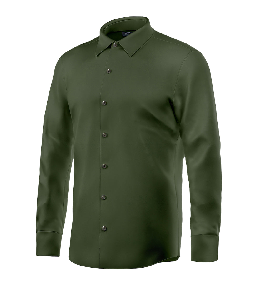 Men’s High Spandex Stretch Shirt – Slim Fit, Soft & Comfortable