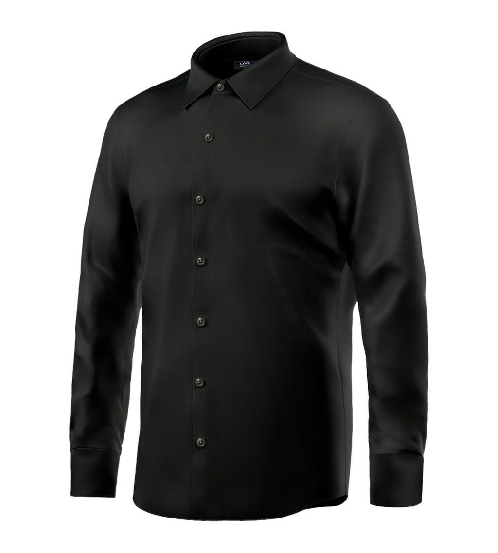 Men’s High Spandex Stretch Shirt – Slim Fit, Soft & Comfortable