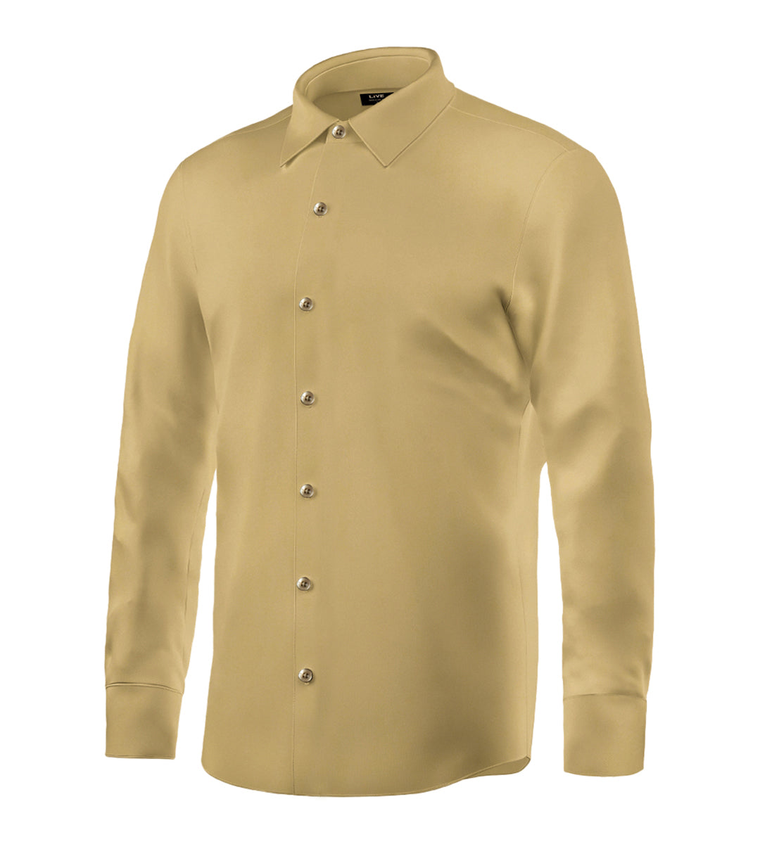Men’s High Spandex Stretch Shirt – Slim Fit, Soft & Comfortable