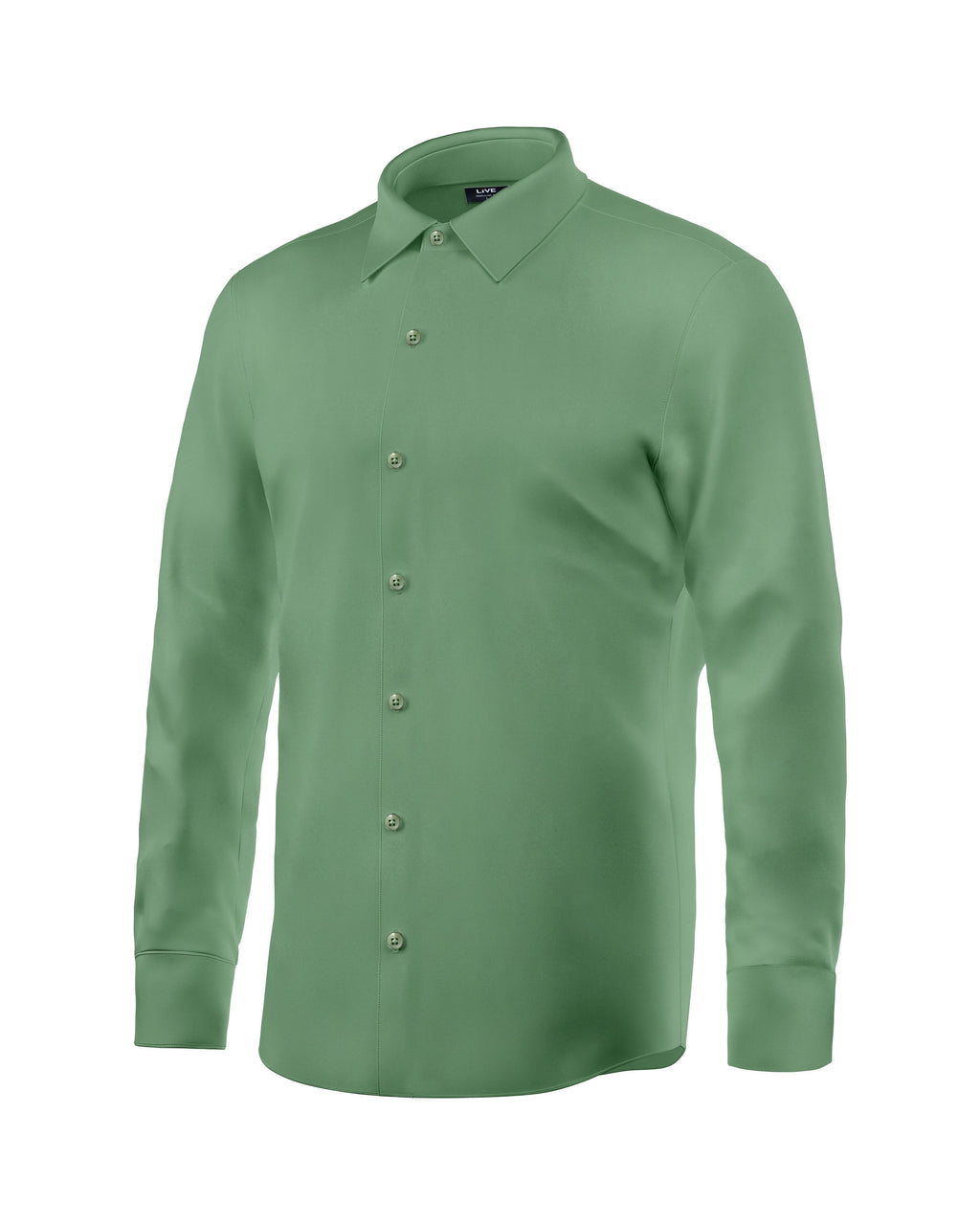 Men’s High Spandex Stretch Shirt – Slim Fit, Soft & Comfortable