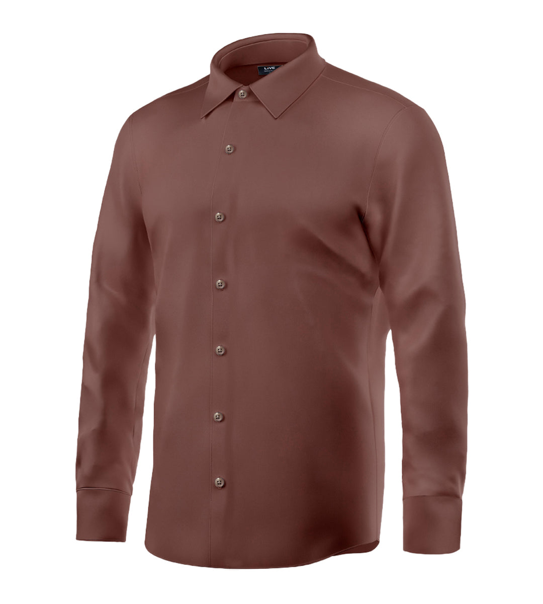 Men’s High Spandex Stretch Shirt – Slim Fit, Soft & Comfortable