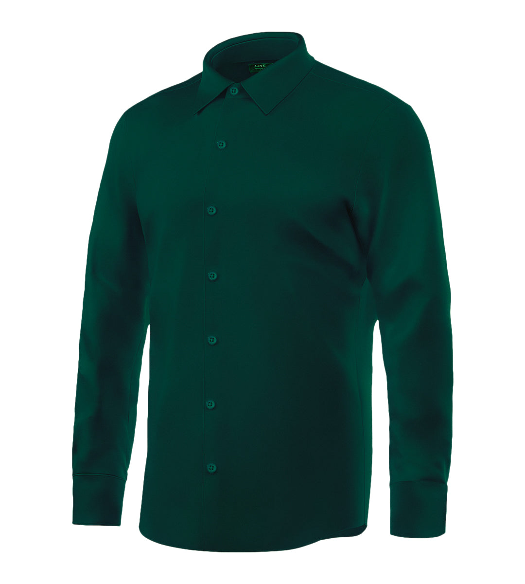 Men’s High Spandex Stretch Shirt – Slim Fit, Soft & Comfortable