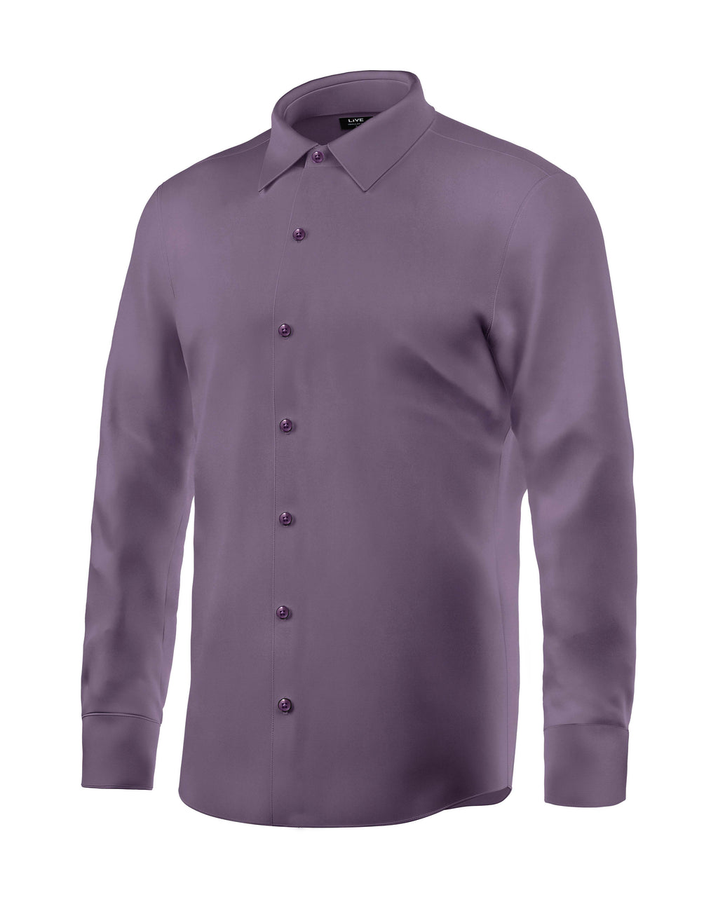 Men’s High Spandex Stretch Shirt – Slim Fit, Soft & Comfortable