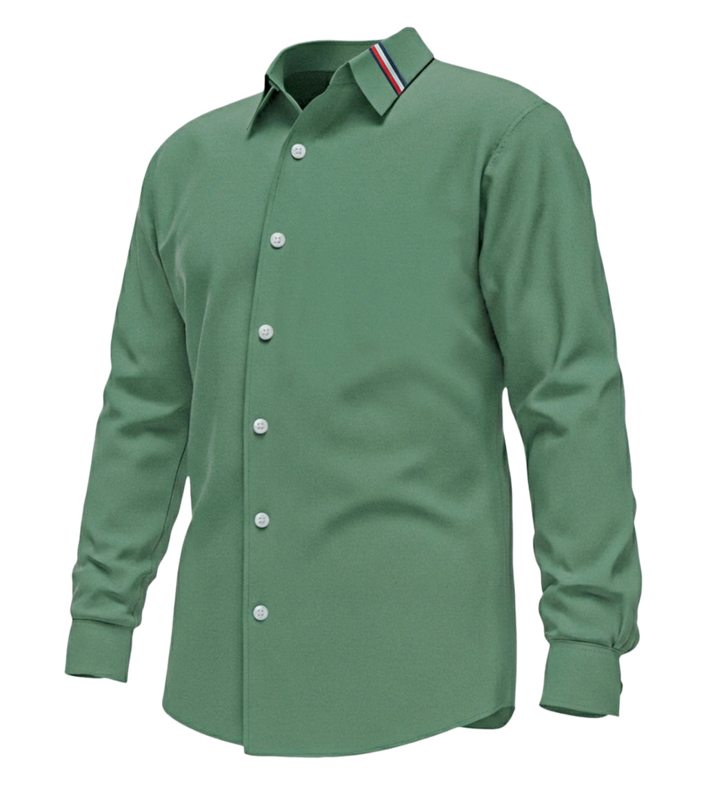 Classic Men’s Oxford Shirt with Edge Collar