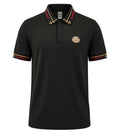 Men’s Designer Polo Shirt – Luxury Cotton, Slim Fit, Short Sleeve