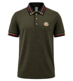 Men’s Designer Polo Shirt – Luxury Cotton, Slim Fit, Short Sleeve