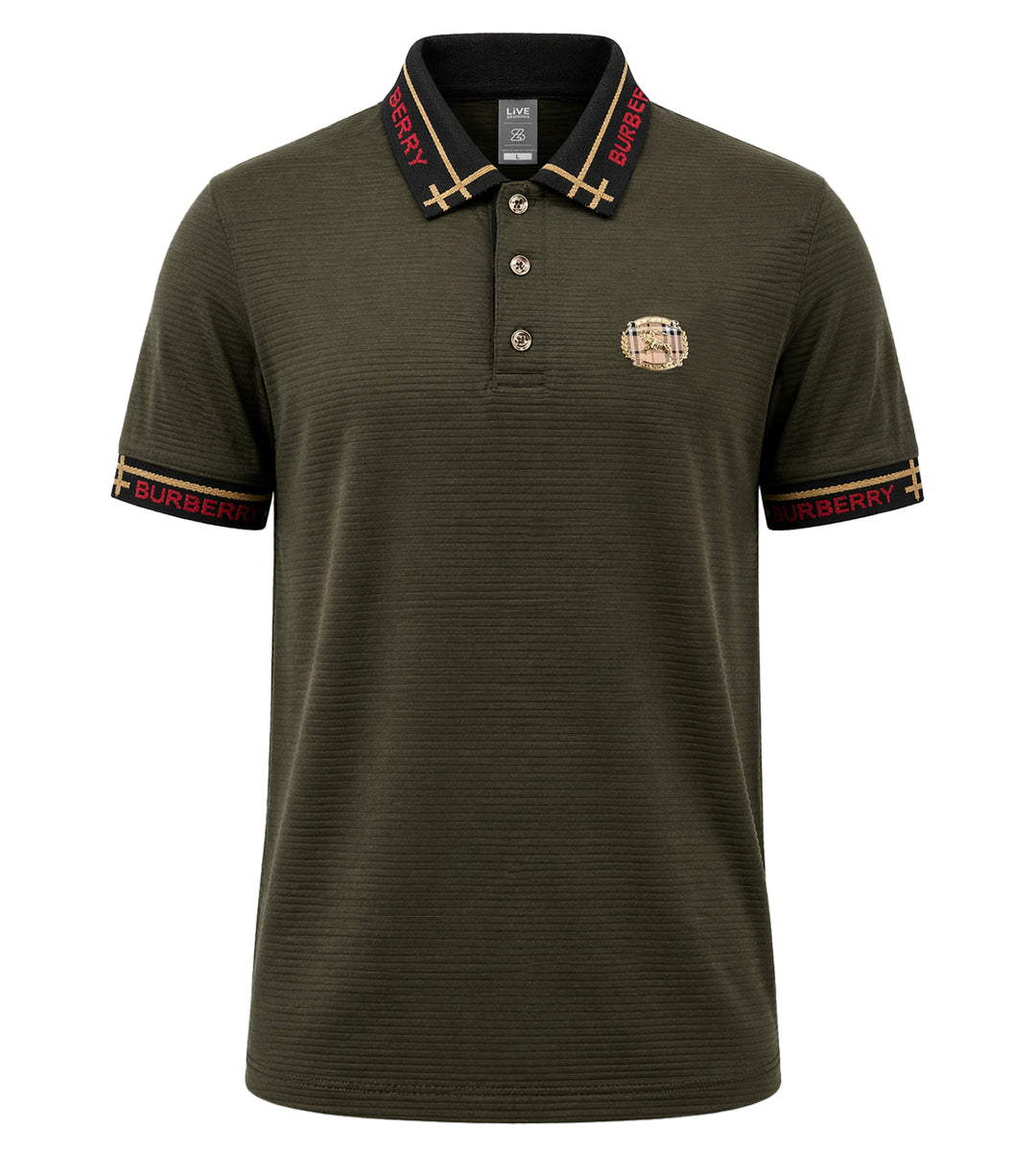 Men’s Designer Polo Shirt – Luxury Cotton, Slim Fit, Short Sleeve