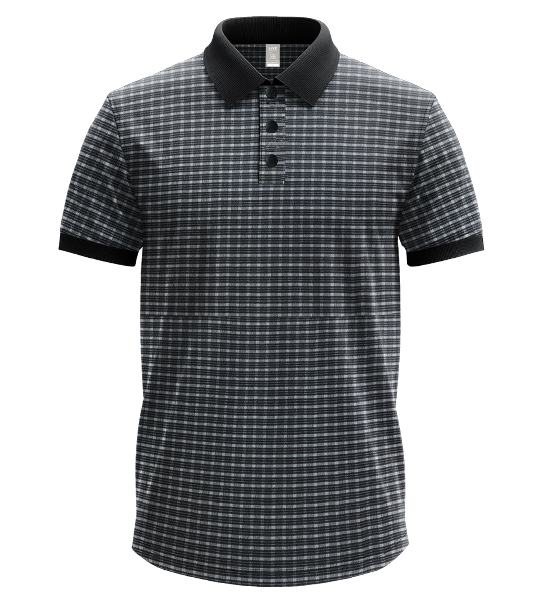 Men’s Luxe Textured Polo Shirt,Short-Sleeve Smart-Casual Designer