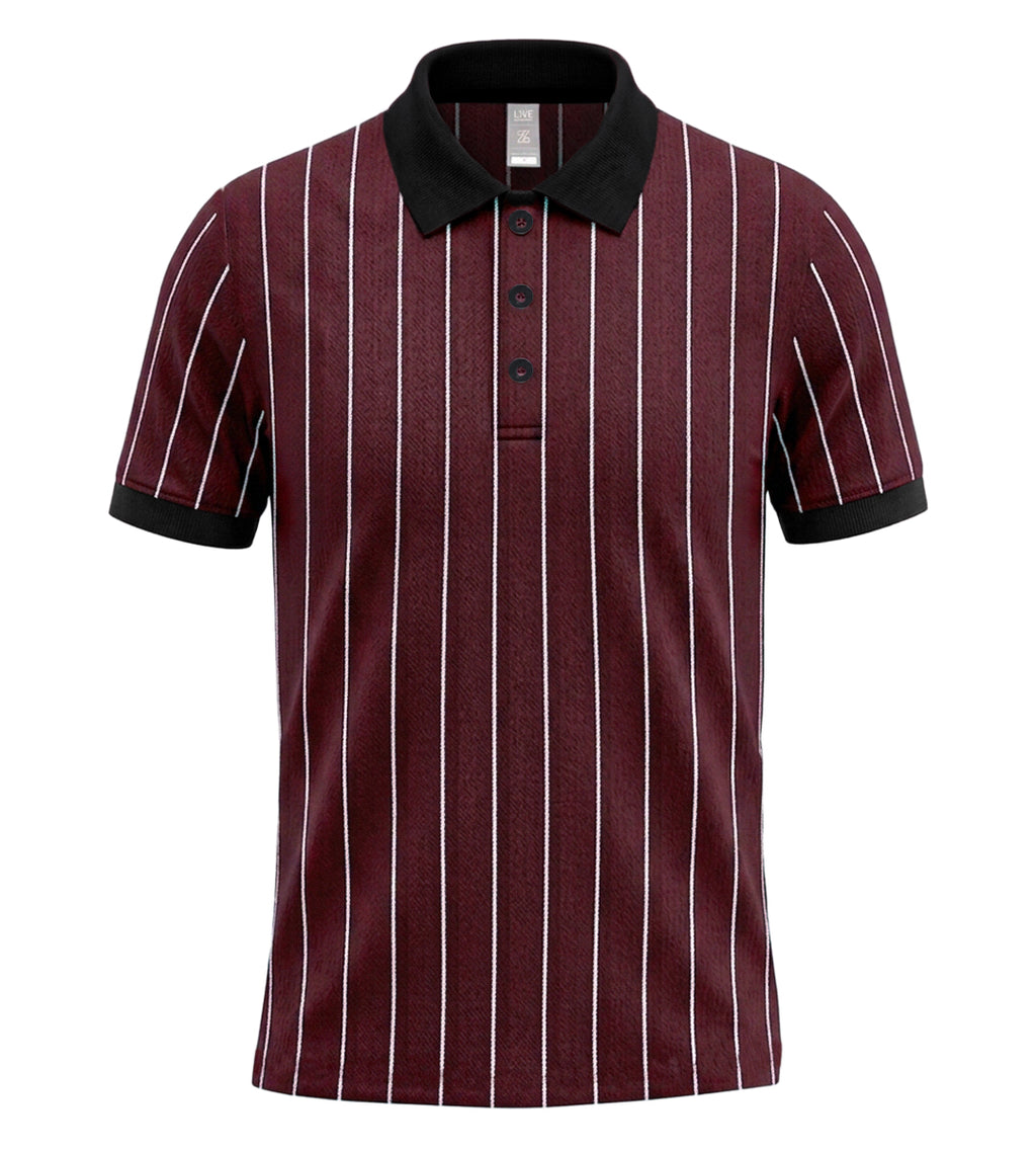 Signature Stripe Men’s Fashion Polo – Striped Short-Sleeve Slim-Fit