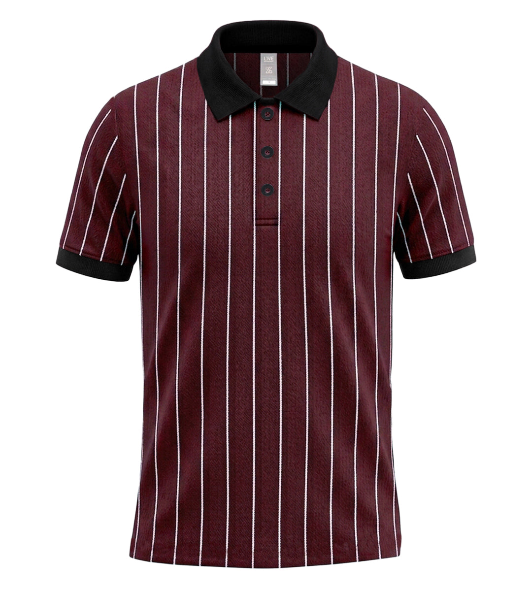 Signature Stripe Men’s Fashion Polo – Striped Short-Sleeve Slim-Fit
