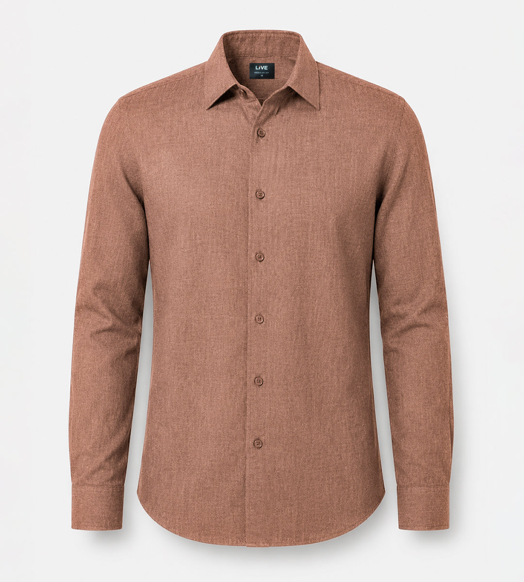 Elite Class Men's Regular Fit Long Sleeve Shirt for Business and Casual