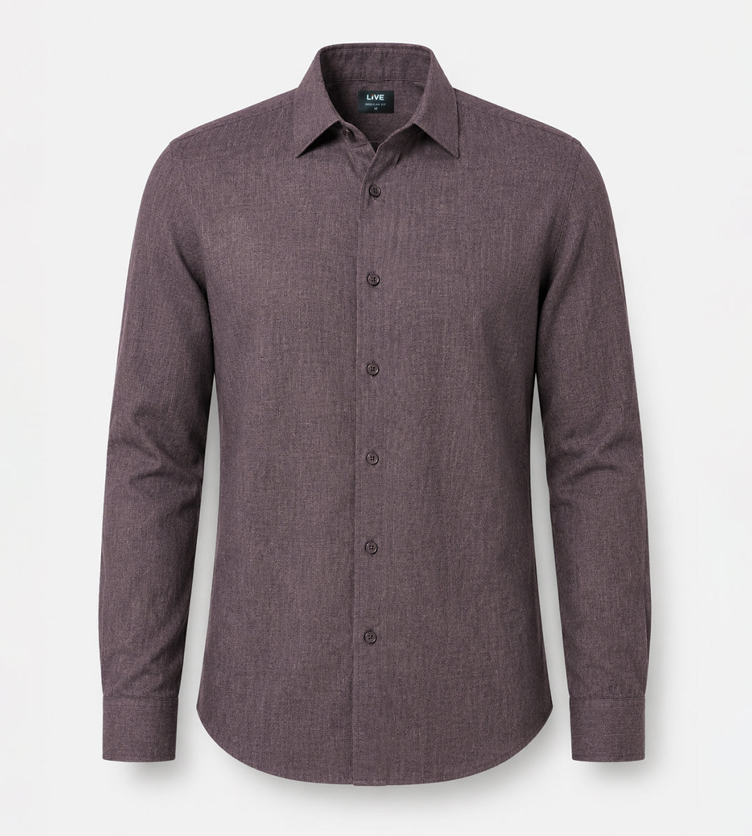 Elite Class Men's Regular Fit Long Sleeve Shirt for Business and Casual