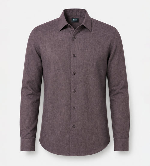 Elite Class Men's Regular Fit Long Sleeve Shirt for Business and Casual