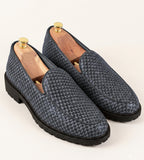 Men's Woven Textured Slip-On Breathable Lightweight Casual Loafer