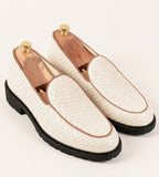 Men's Woven Textured Slip-On Breathable Lightweight Casual Loafer