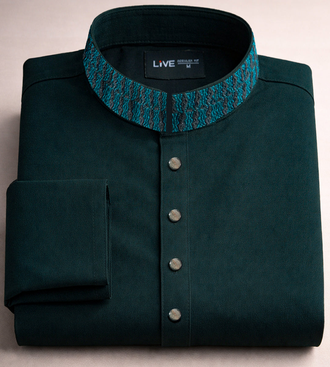 Premium Embroidery Panjabi for Men – Luxury Traditional Ethnic Wear with Detailed Thread Work, Comfortable Regular Fit, Festive & Special Occasion Outfit