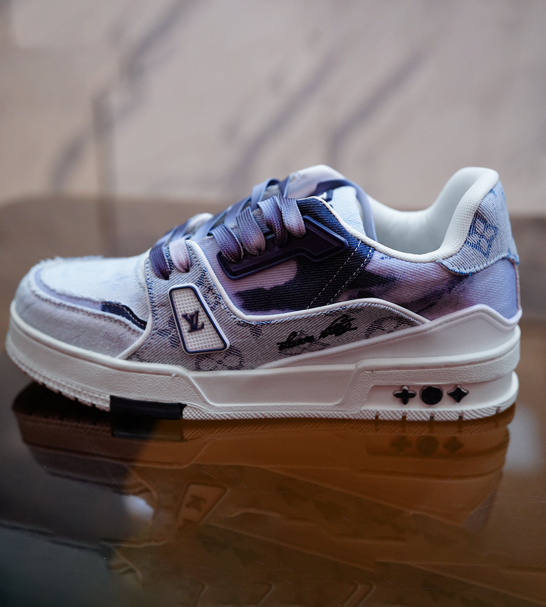 HyperEdge Patchwork Street Style Sneakers for Men