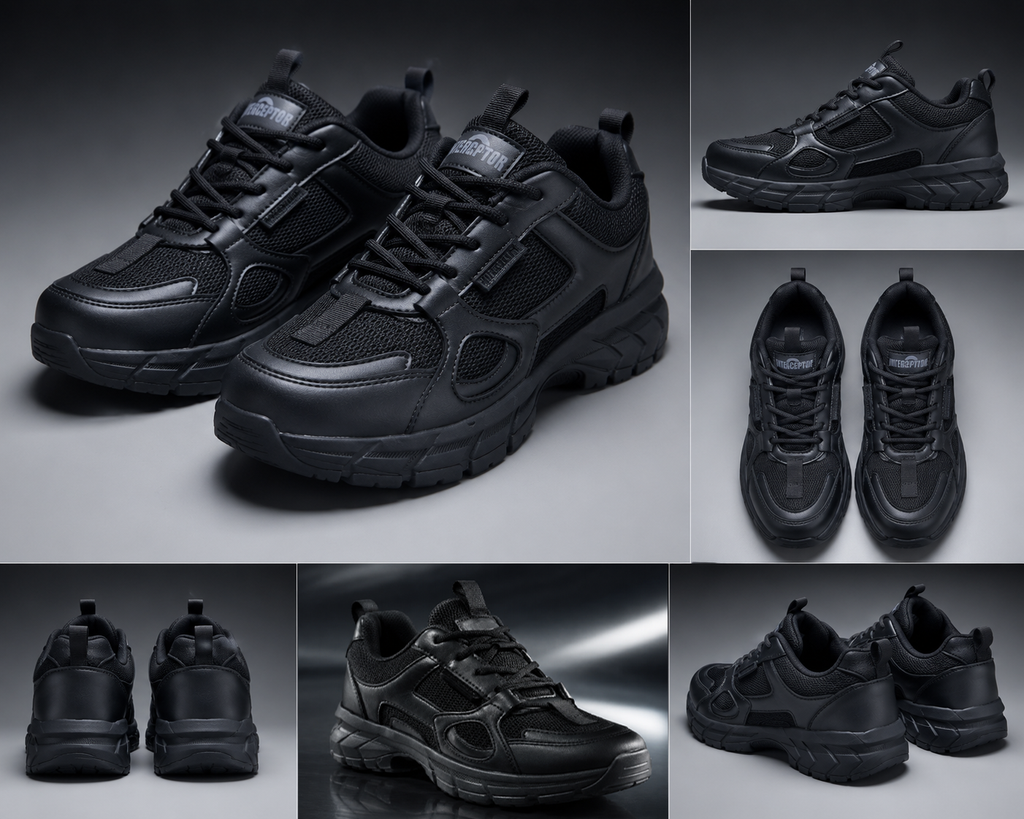 Men's Fashion Casual Sports Shoes – Lightweight Breathable Leather Mesh Walking Sneakers