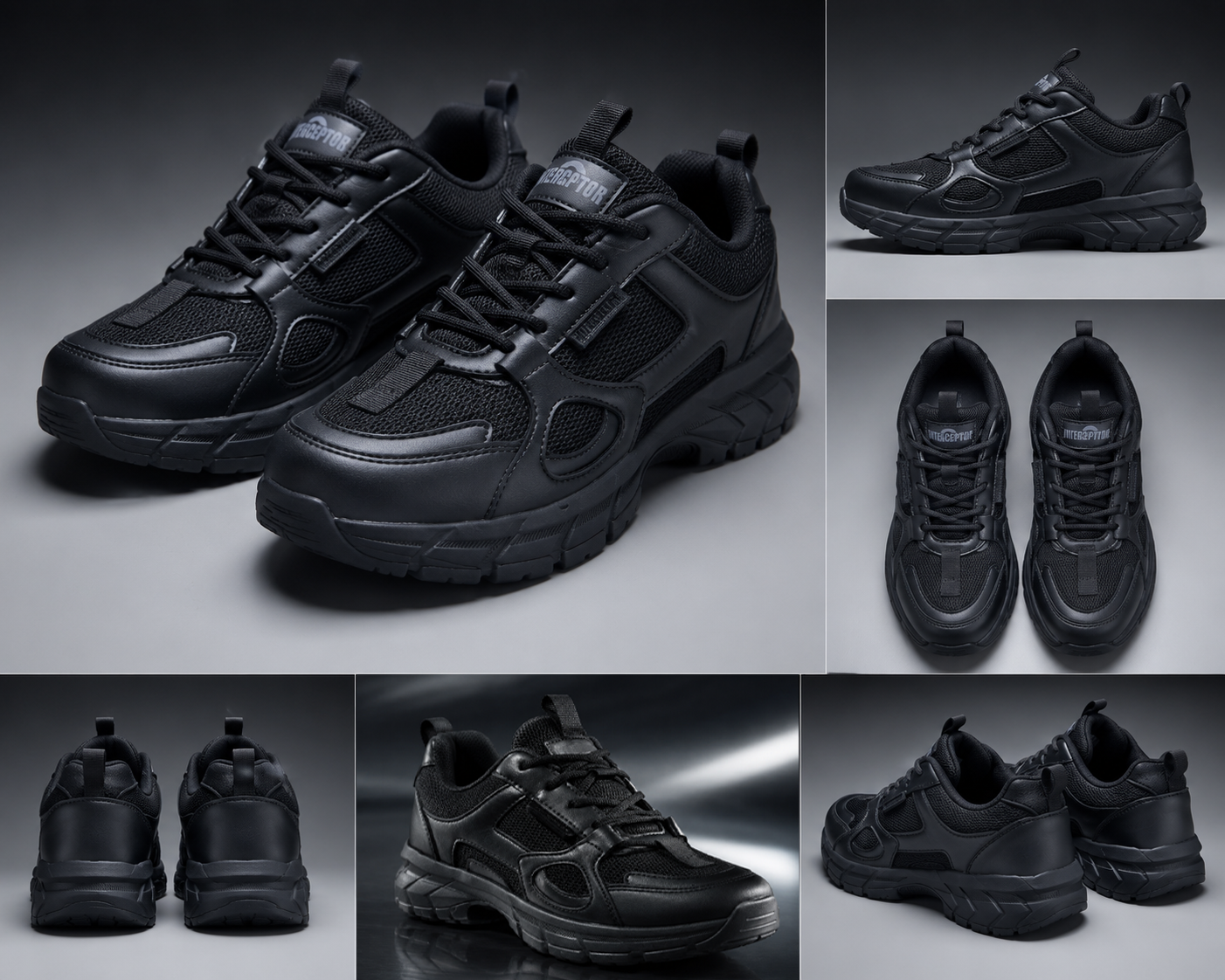 Men's Fashion Casual Sports Shoes – Lightweight Breathable Leather Mesh Walking Sneakers
