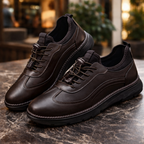 Men's Slip-On Walking Sneakers with Elastic Lace Lock, Lightweight Casual Comfort Sneakers